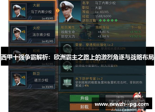 西甲十强争霸解析：欧洲霸主之路上的激烈角逐与战略布局